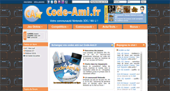 Desktop Screenshot of code-ami.fr