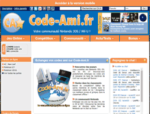 Tablet Screenshot of code-ami.fr